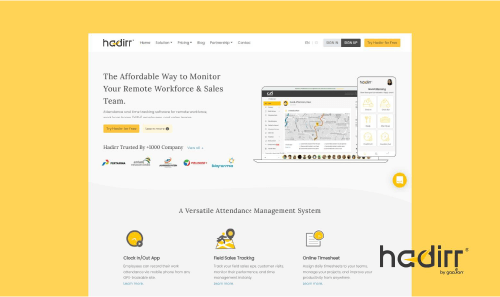 Hadirr Website Revamp